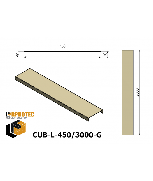 cubremuro-450/3000 galv.