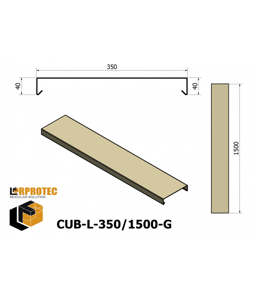 cubremuro-350/1500 galv.