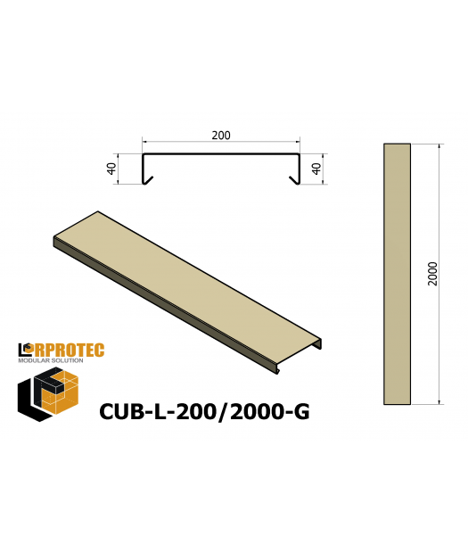 cubremuro-200/2000 galv.