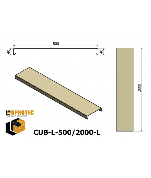 cubremuro-500/2000 lac.