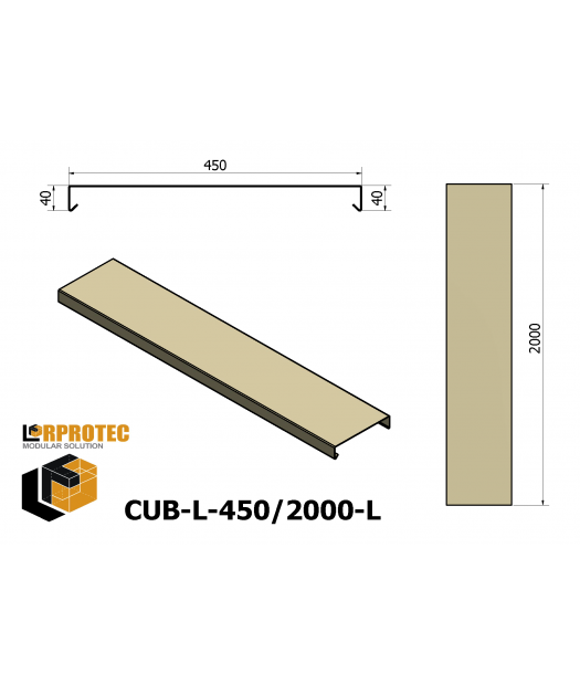 cubremuro-450/2000 lac.