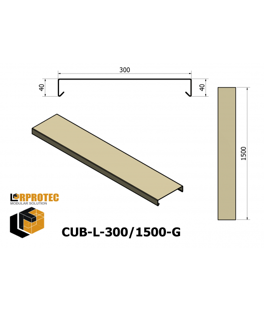 cubremuro-300/1500 galv.