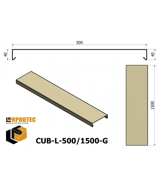 cubremuro-500/1500 galv.