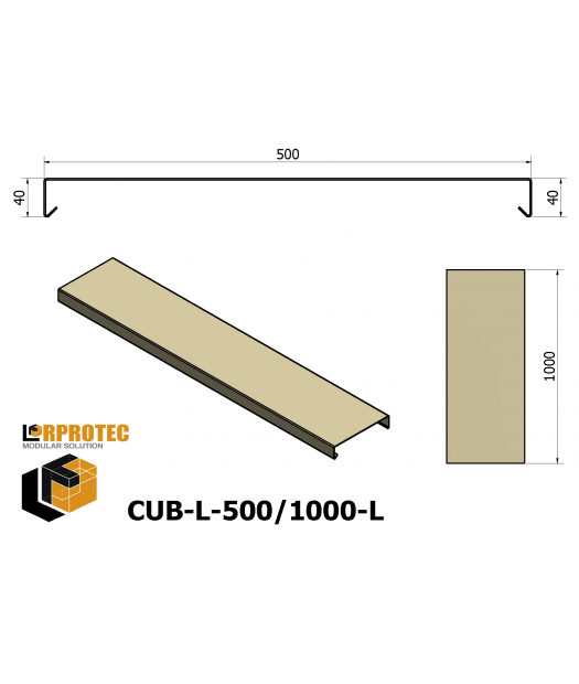 cubremuro-500/1000 lac.