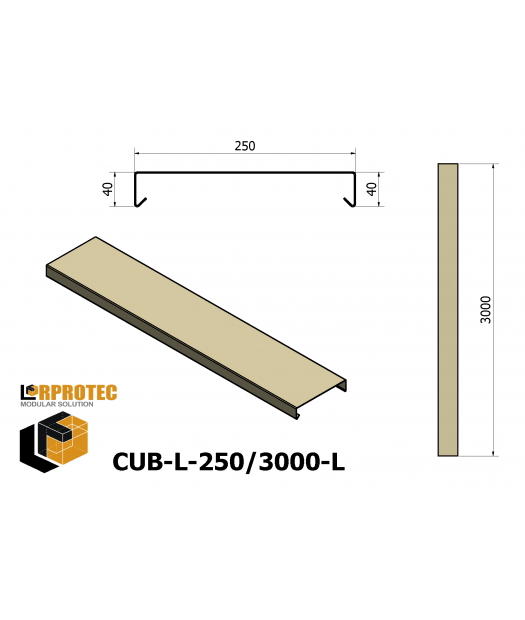 cubremuro-250/3000 lac.