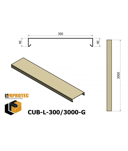 cubremuro-300/3000 galv.