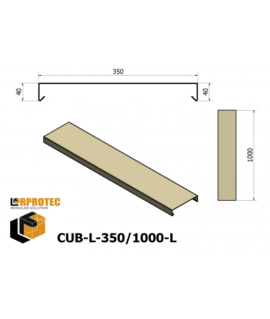 cubremuro-350/1000 lac.