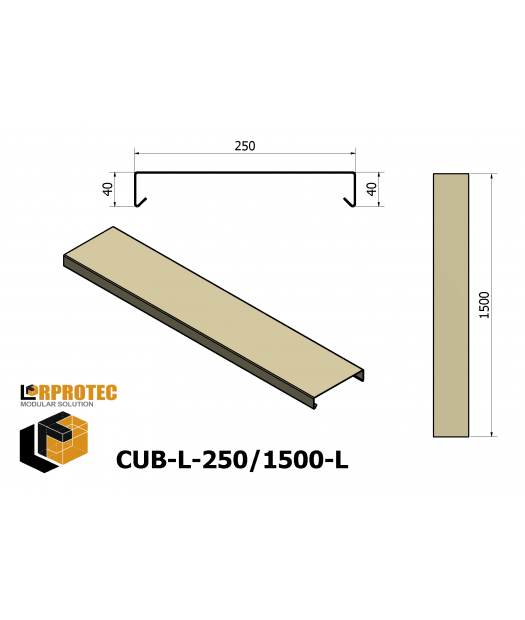 cubremuro-250/1500 lac.