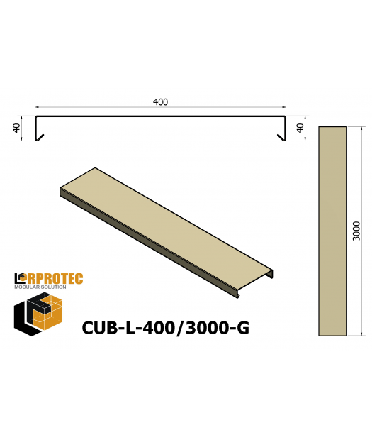 cubremuro-400/3000 galv.