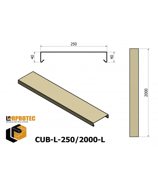 cubremuro-250/2000 lac.